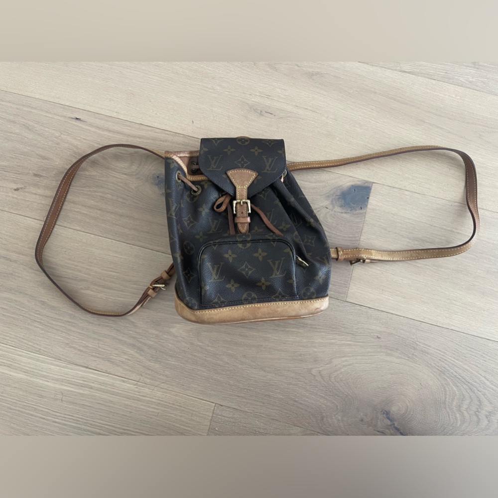 Louis Vuitton montsouris pm monogram vintage backpack mini